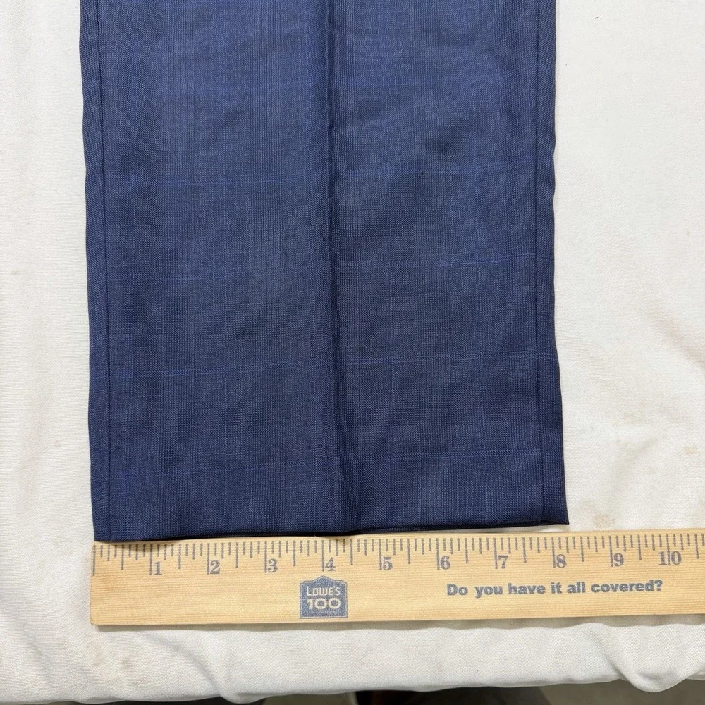 Lauren Ralph Lauren Classic Fit Suit Trouser Mens 42 X 30 Navy Ultra Flex NWT